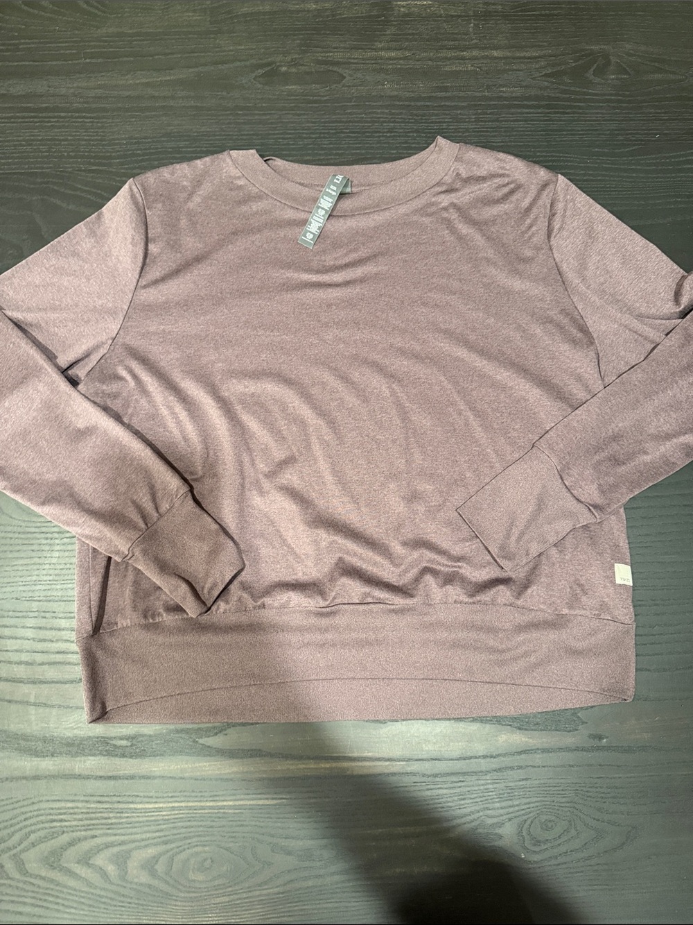 Vuori Long Sleeve Crew Sweatshirt - Mauve